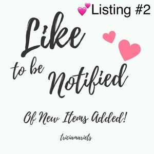 🌟See Photos For New Items! 🌟 “Like” 2 Be Notified! TY! 💕